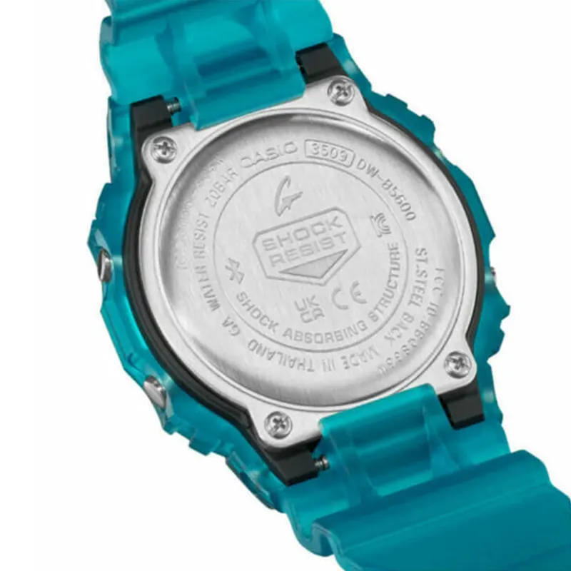 Casio G-Shock Digital Turquoise Dial Bluetooth® Men's Watch- DW-B5600G-2